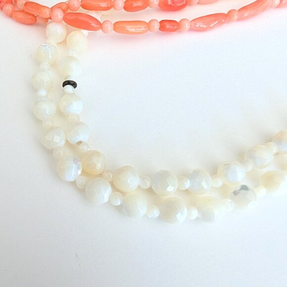 3 vintage single strand glass beaded necklaces - Picture 13 of 13